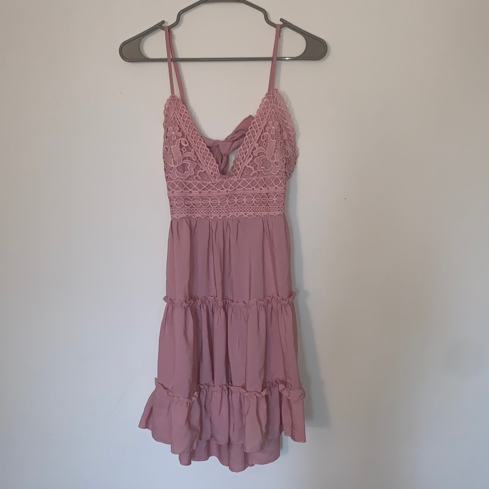 Pink Free People like dress size small
